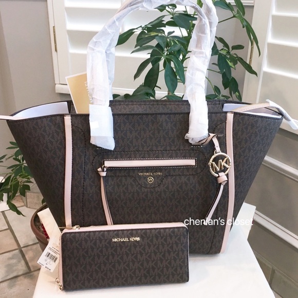 🌸NeW! Michael Kors Carine Tote Set - Picture 4 of 15